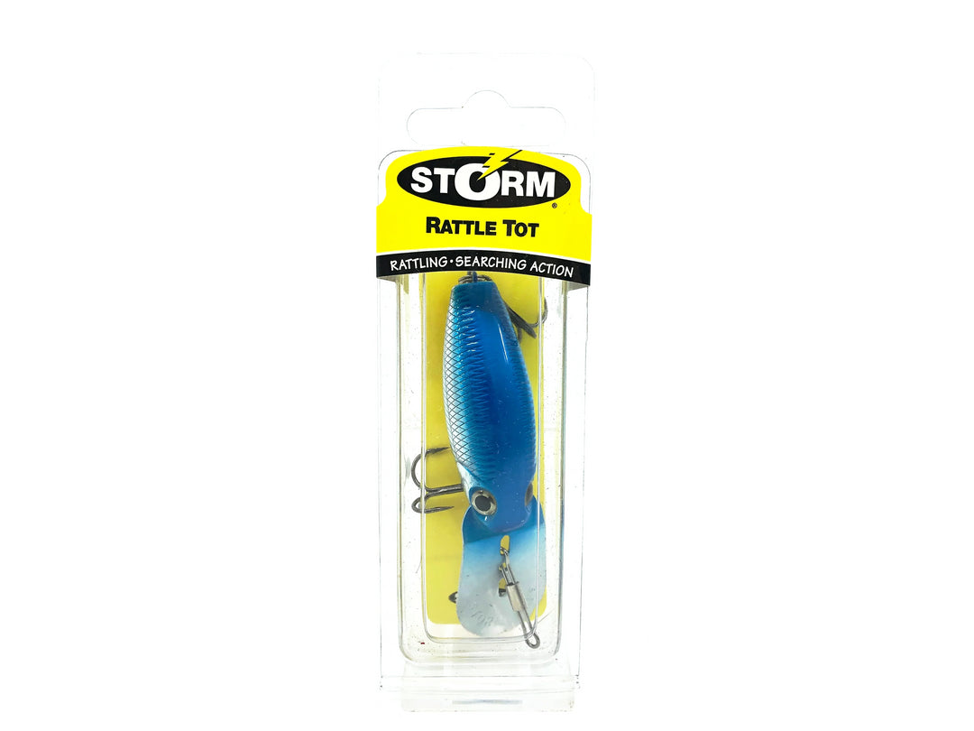 Storm Thin Fin Rattle Tot, Blue/Chrome/Orange Belly Color w/Box