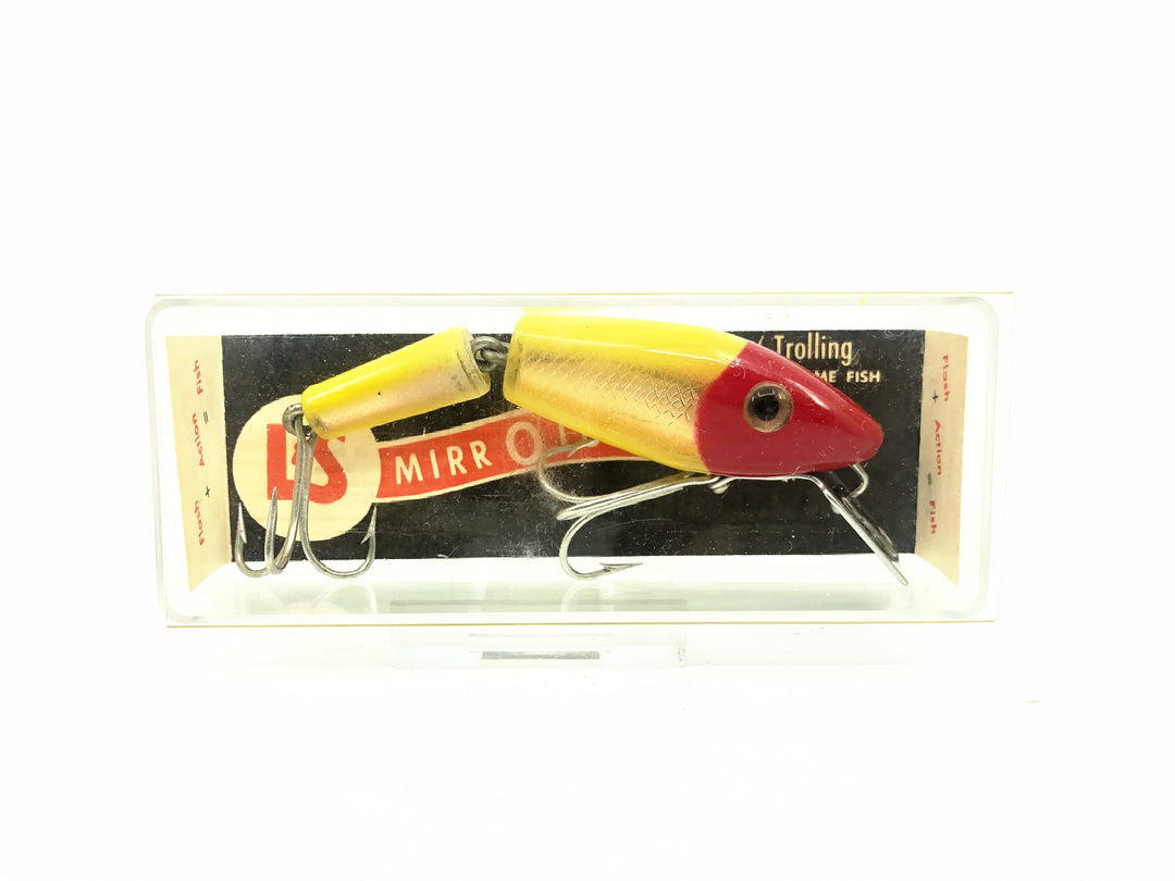 L & S 25M Minnow, #12 Red Head/Yellow Body/Gold Scale Color w/Box