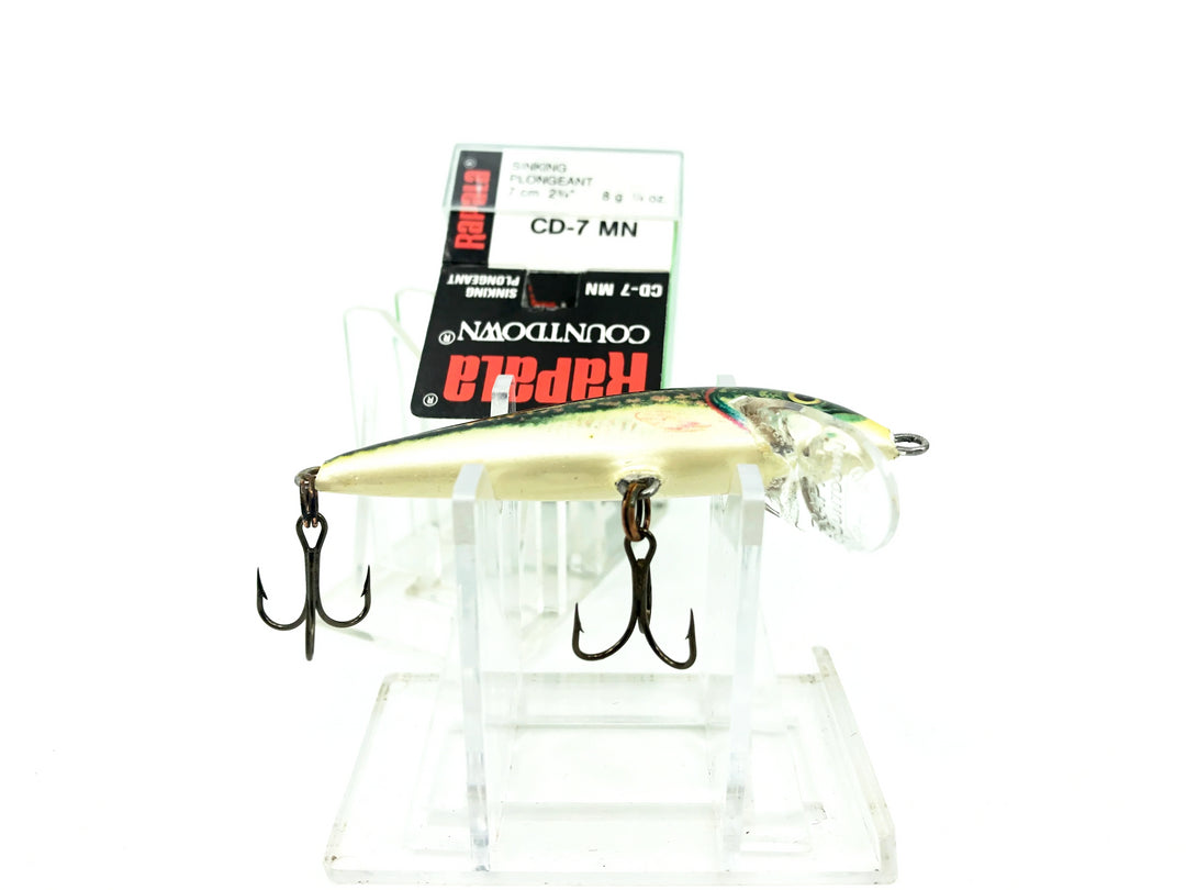 Rapala Countdown CD-7, MN Minnow Vairon Color with Box