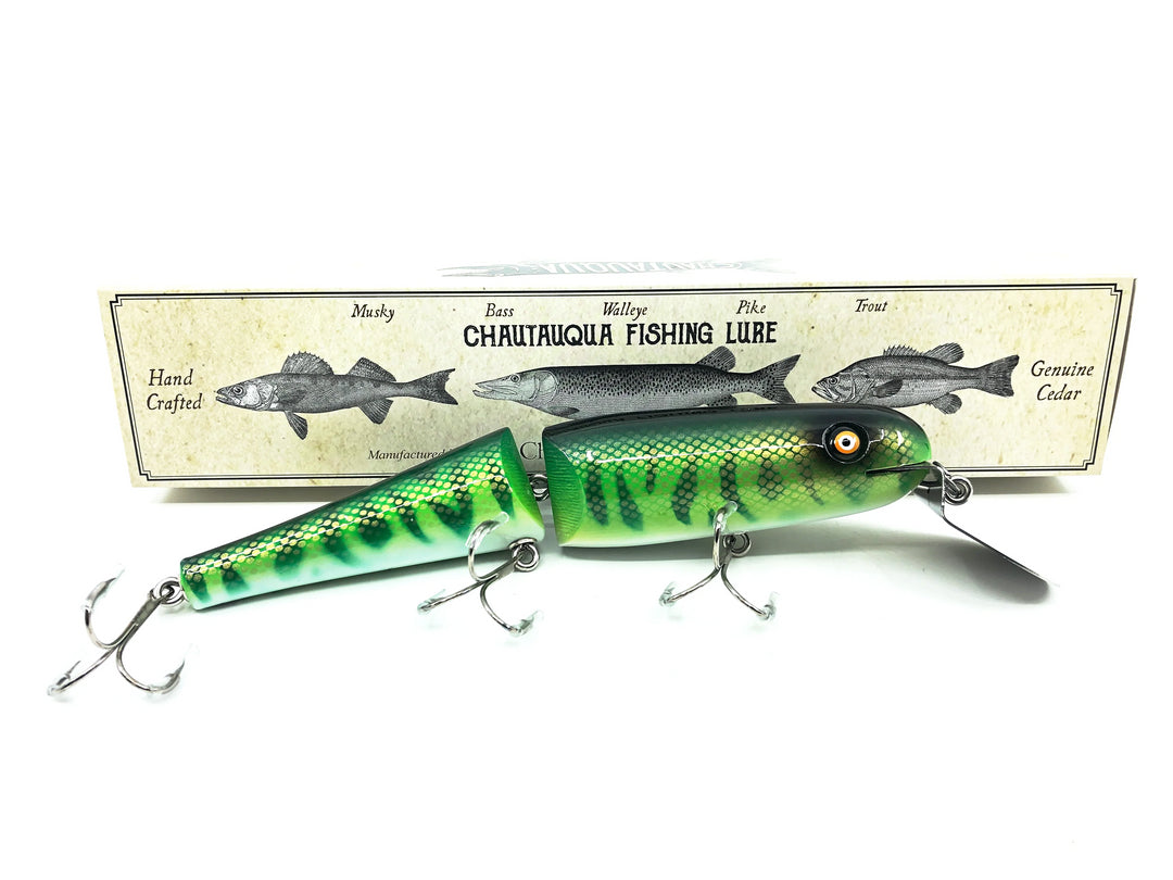 Jointed Chautauqua 8" Minnow, Green Perch Color