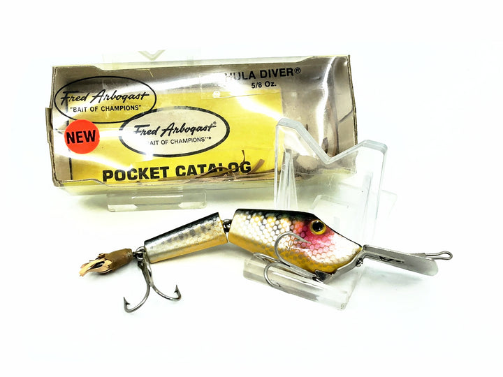 Arbogast Hula Diver 5/8oz, Perch Color with Box