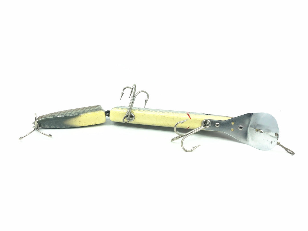 Alzbaits Al Tumas Friendly Al Jointed Musky Lure Jointed, Brown/Silver Scale Color