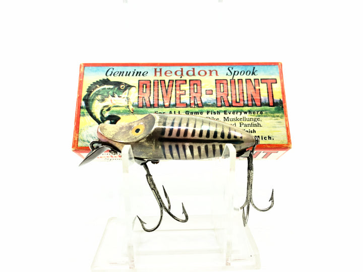 Heddon River Runt Spook Sinker 9110-XBP, Pearl & Black Shore Minnow Color with Box