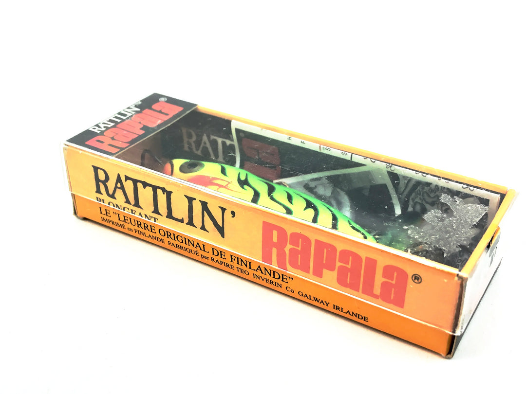 Rapala Rattlin' Rap RNR-7, FT Firetiger Color with Box