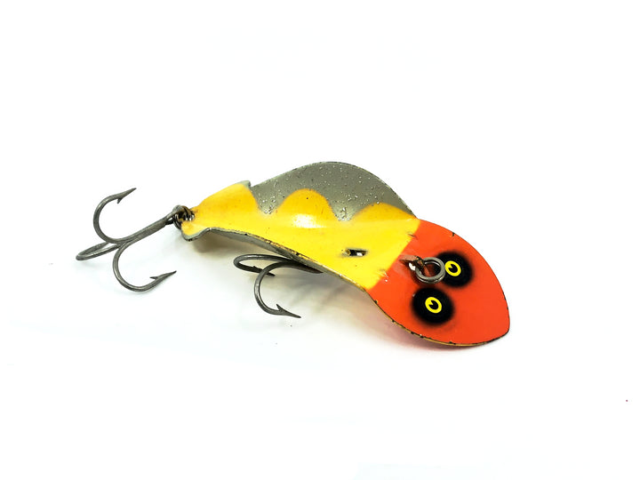 Buck Perry Spoonplug Silver Orange & Yellow Color