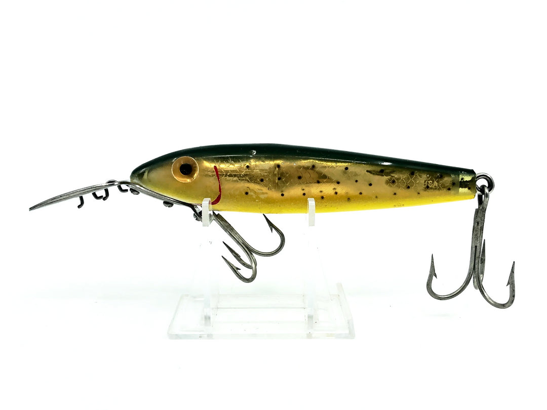 L &amp; S Mirrolure #6 Billfish, Green/Gold Scale/Black Dots Color