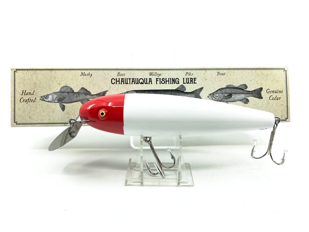 Chautauqua Magnum Wiggler Classic Red & White Color