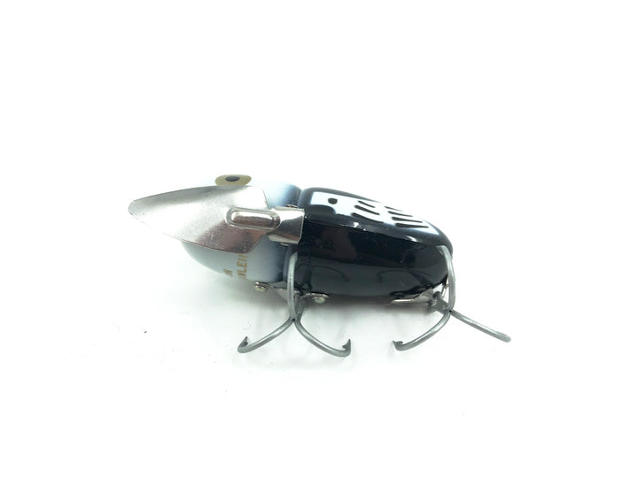 Heddon Crazy Crawler, BWH Black White Head Color