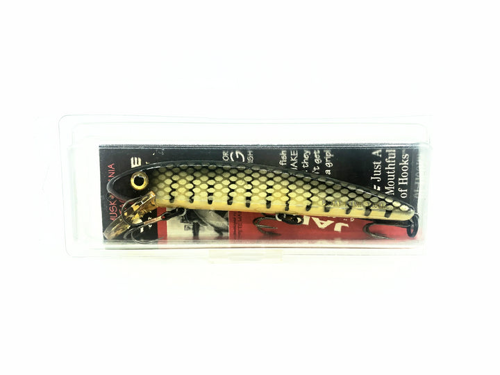 Jake 6" Musky Bait, Silver Pikie Color New on Card