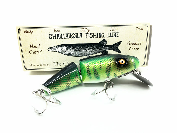 Chautauqua Wooden Super Shark, Green Perch Color