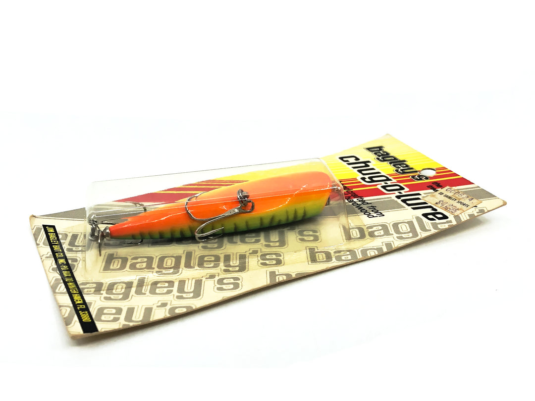 Bagley Spinning Chug-O-Lure SPCH3-H69T, Hot Tiger Color on Card