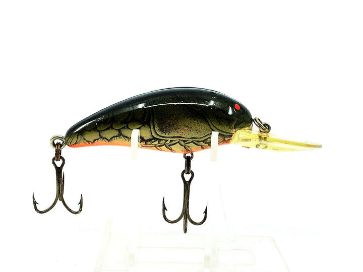 Bomber Model A 7A, XC2 Dark Green Craw/Orange Belly Color, Screwtail Model.