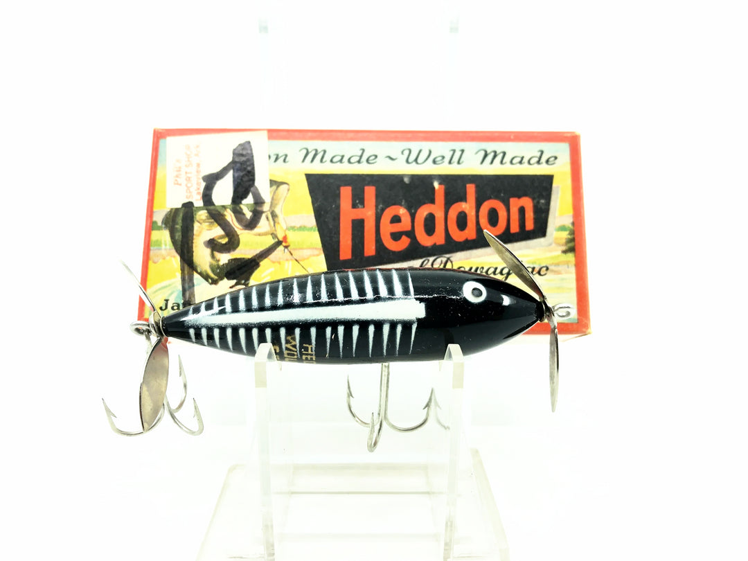 Heddon Wounded Spook 9140, XBW Black Shore Minnow Color w/Box