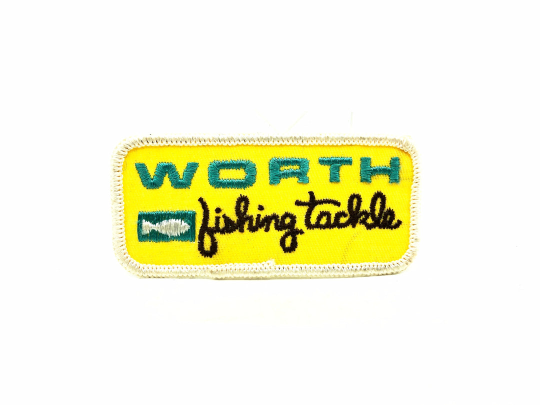 Worth Fishing Tackle Vintage Fishing Patch