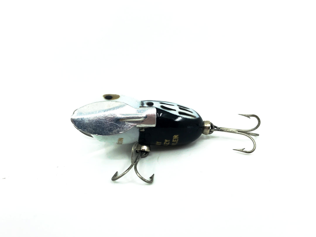 Heddon Tiny Crazy Crawler #320, BWH Black Hornet Color