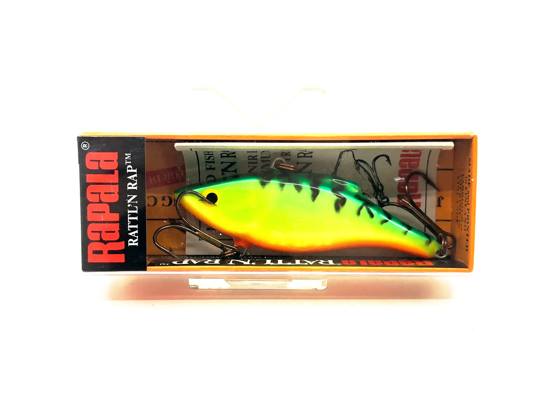 Rapala Rattlin' Rap RNR-7, FT Firetiger Color with Box - Vintage Color