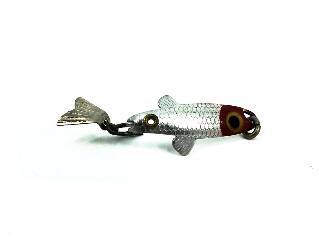 Arbogast Tin Liz Flyrod Size, Red/Silver Color