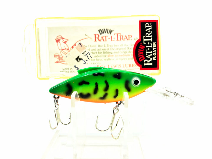 Bill Lewis Divin-Trap Floater, W4 Firetiger Color w/Box