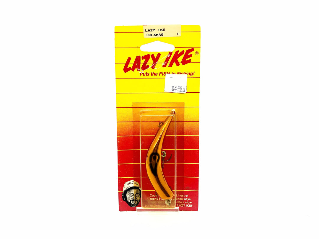 Lazy Ike IKL3 MAG Metallic Gold Color New on Card Old Stock