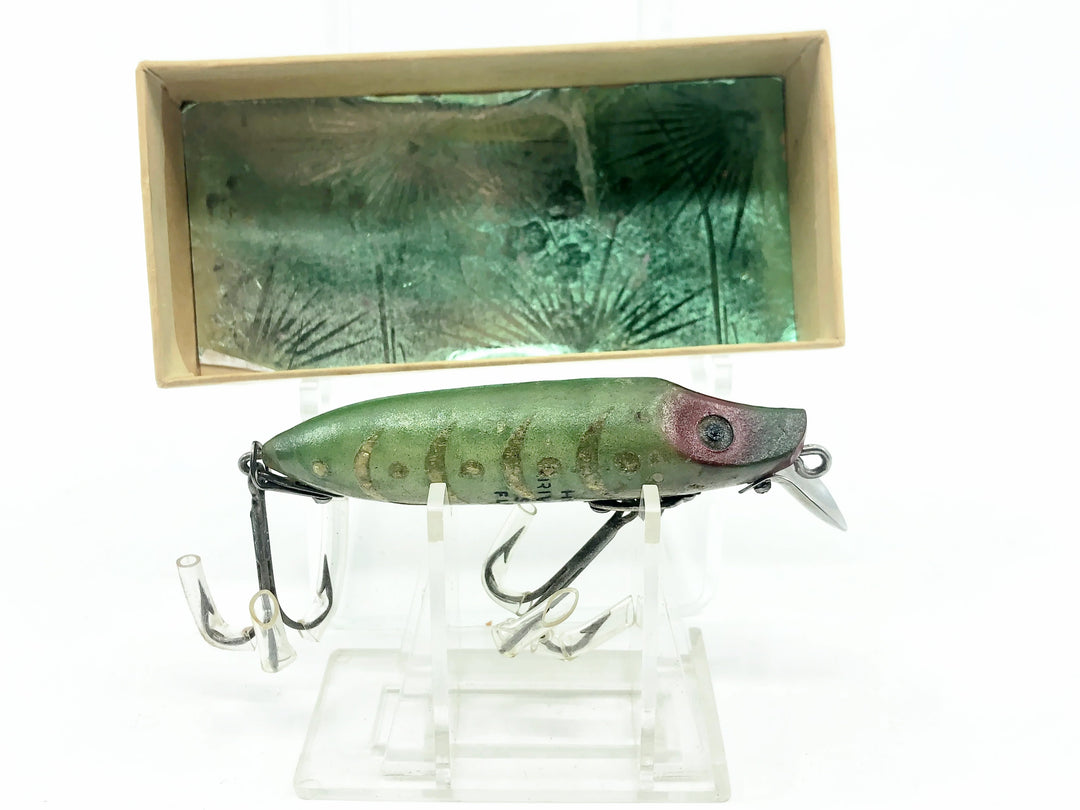 Heddon River Runt Spook Floater, 9409-GW Glow Worm Color w/Box - Intro Foil and Paperwork