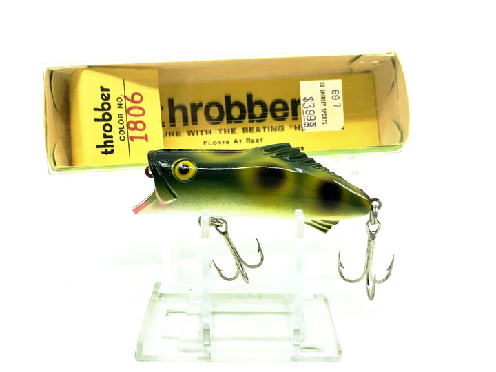 Whopper Stopper Throbber 1806, Frog Spot Color with Box