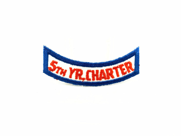 5th Year Charter Member Fishing Patch