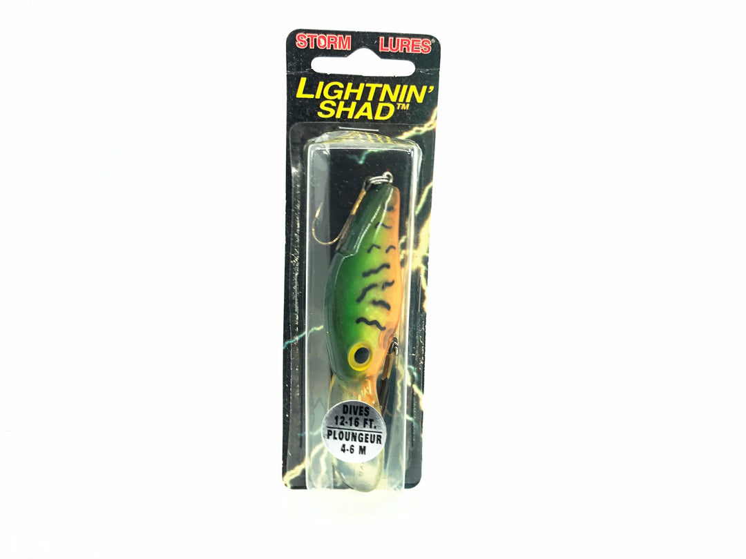 Storm Deep Lightnin' Shad DAL224, Prizm Fire Tiger Color on Card