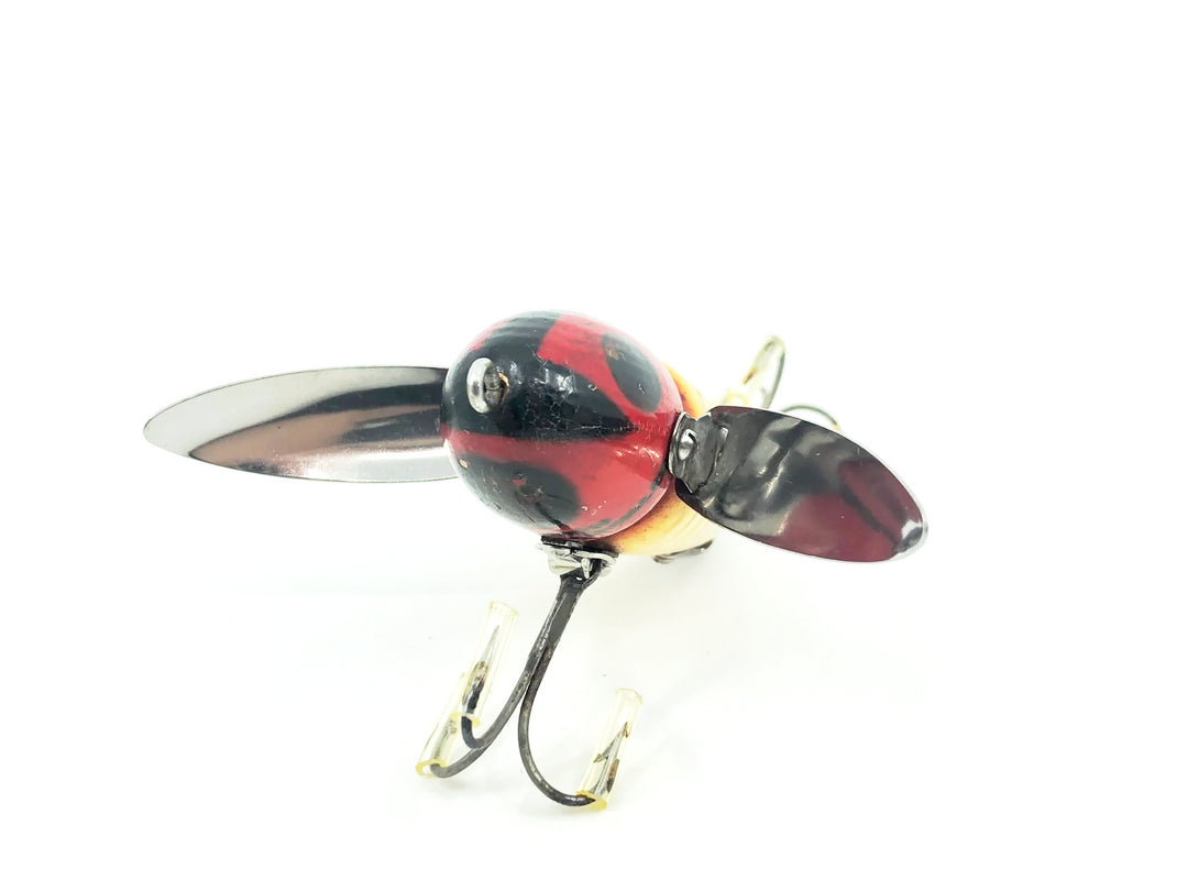 Heddon Wooden Crazy Crawler 2100 XRW Red Shore Minnow Color