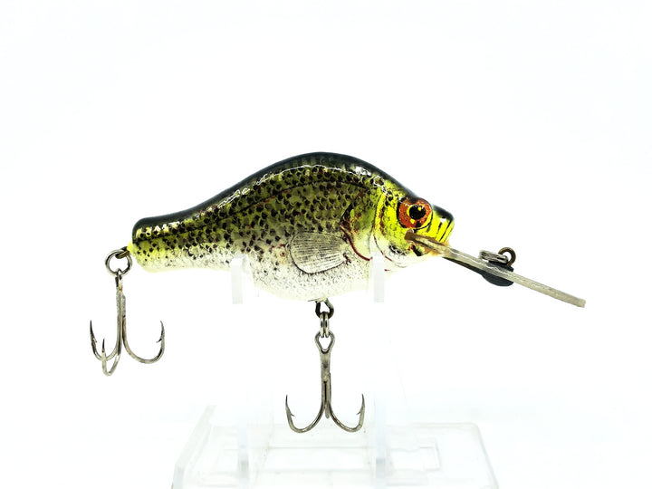 Bagley Small Fry 3DSF1, CY Crappie on Yellow Color