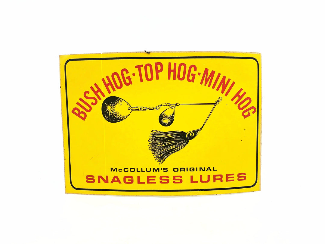 McCollum's Original Snagless Lures Sticker