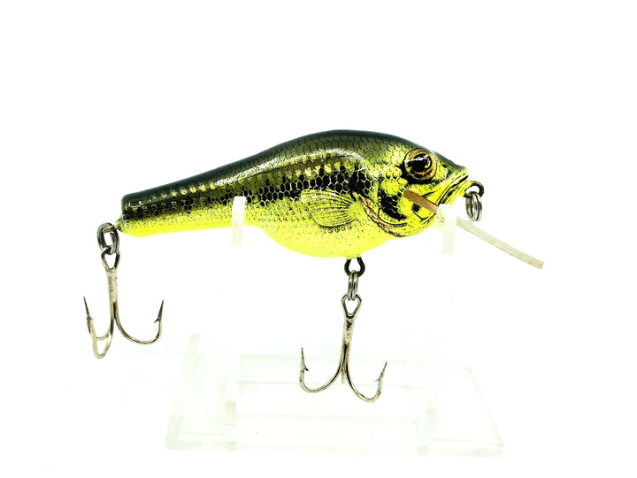 Bagley Small 1SF2 Small Fry  Largemouth Bass, LB9 Little Bass on Chartreuse Color