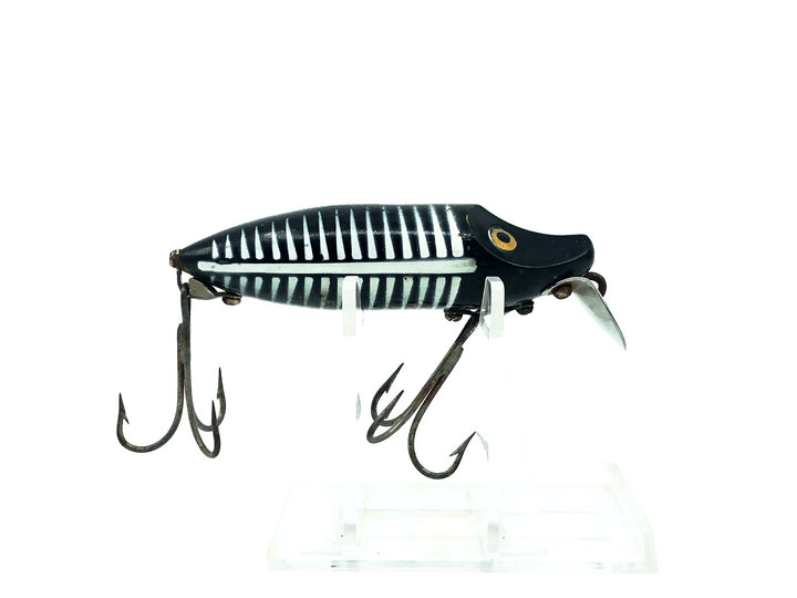 Heddon River Runt Spook Floater 9400, XBW Black Shore Minnow Color