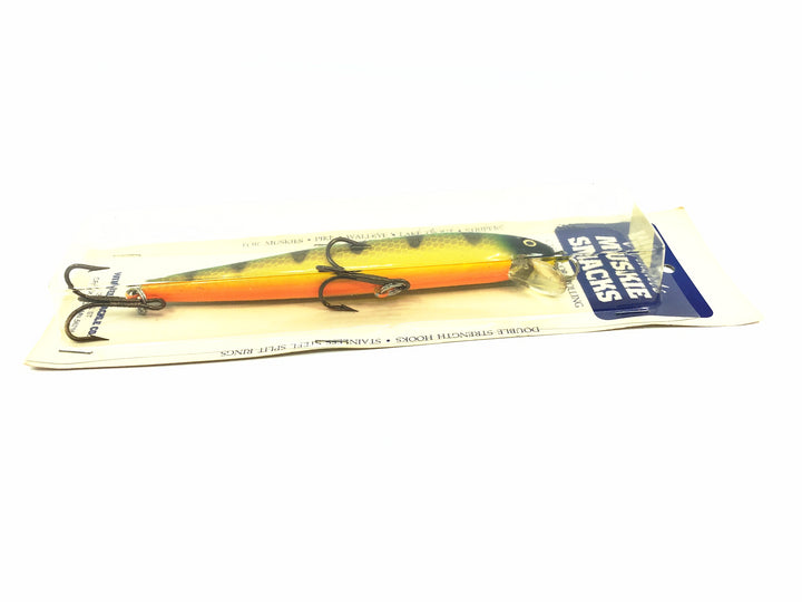 Windel's Muskie Snack's Shallow Runner 6", Perch Color on Card