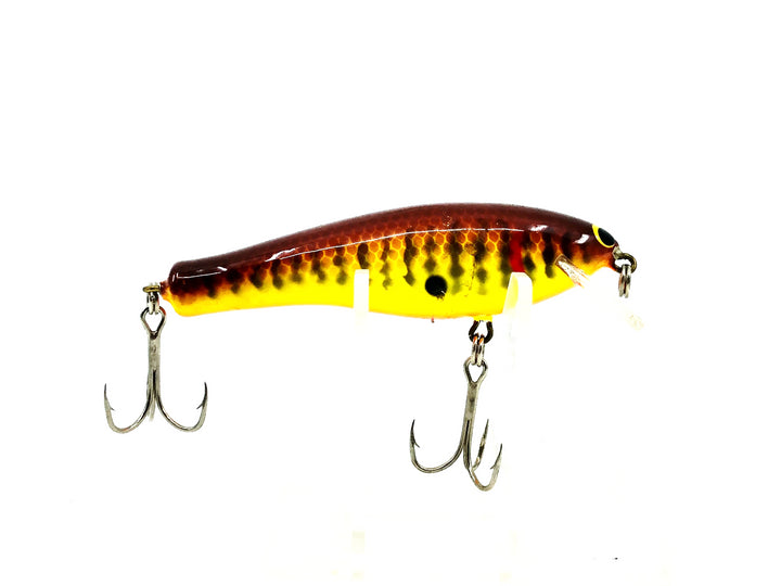 Bagley Bang-O-B BO3, DC9 Dark Crayfish on Chartreuse Color