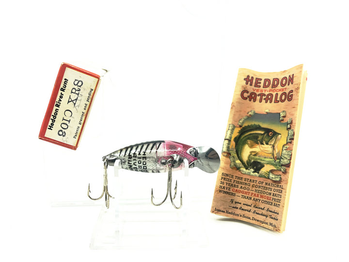 Heddon River Runt Spook Floater 9400-XRS Silver Shore Color with Box