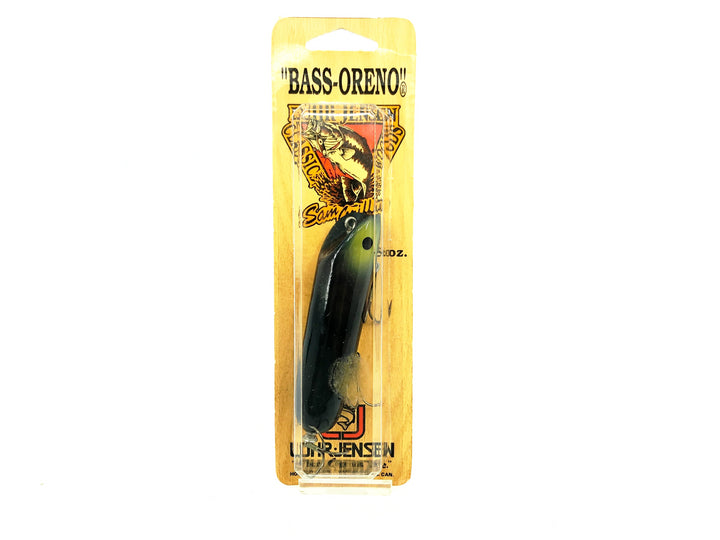 Luhr-Jensen South Bend Bass Oreno 973, #09 Black Color on Card