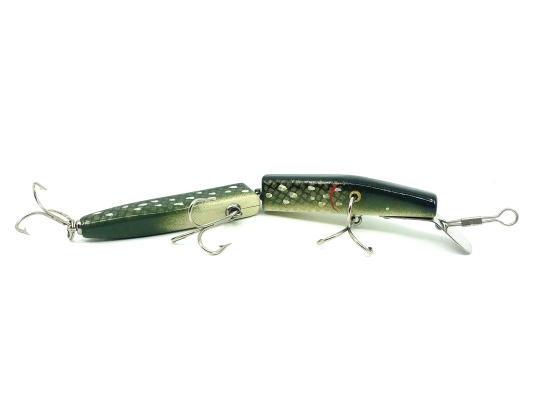 Alzbaits Al Tumas Friendly Al Jointed Musky Lure Jointed, Northern Pike Color