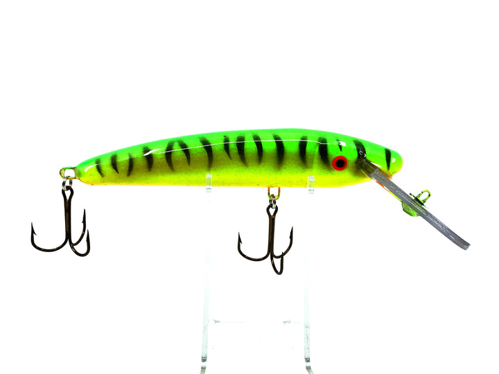 Slammer 7" Deep Diver Minnow Lure, Firetiger Color