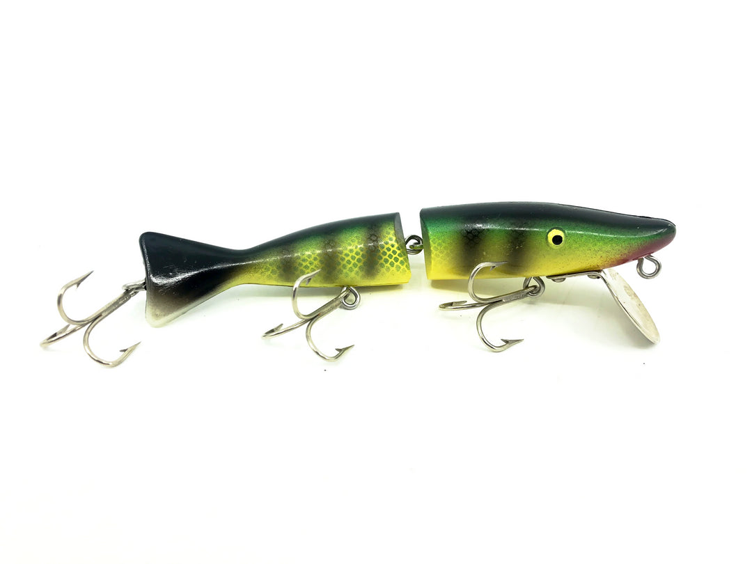 Radtke Pike Minnow, Green/Black Back & Bars Color