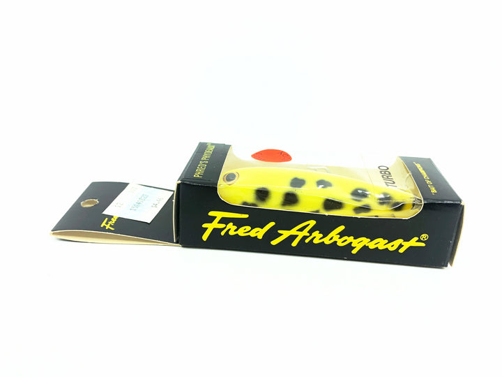 Arbogast Phred's Shadeaux Turbo, Frog/White Belly Color in Box