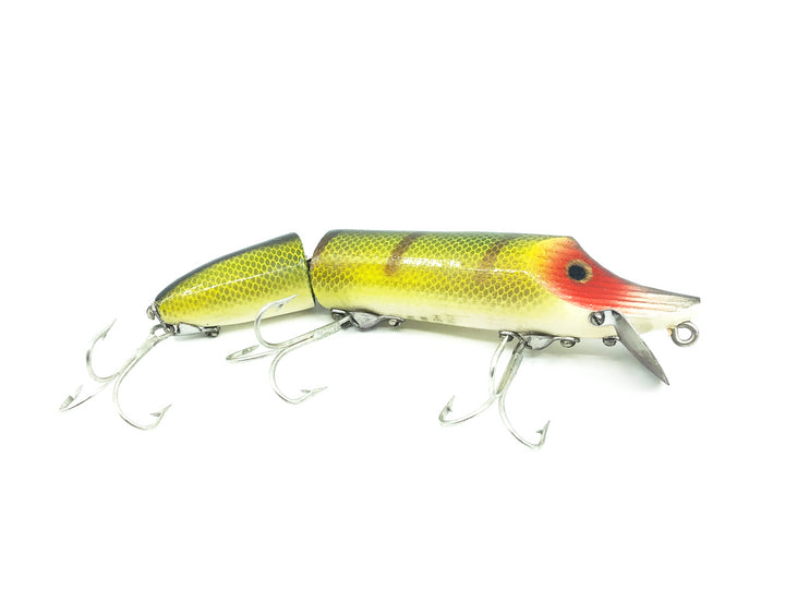 Original Heddon Jointed Wood Vamp 7300, L Perch Color