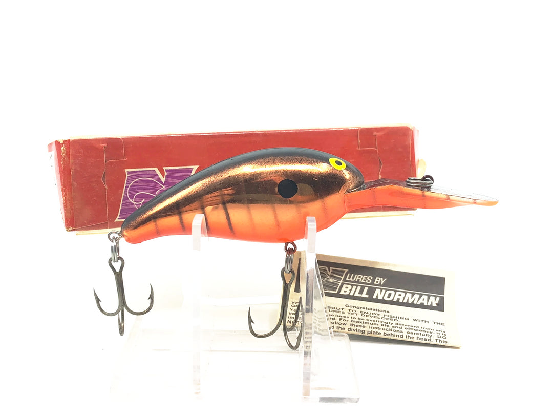 Bill Norman Deep Little N 1900 DRP, Color #14 TSOB Copper Tiger Stripe / Orange Belly in Box