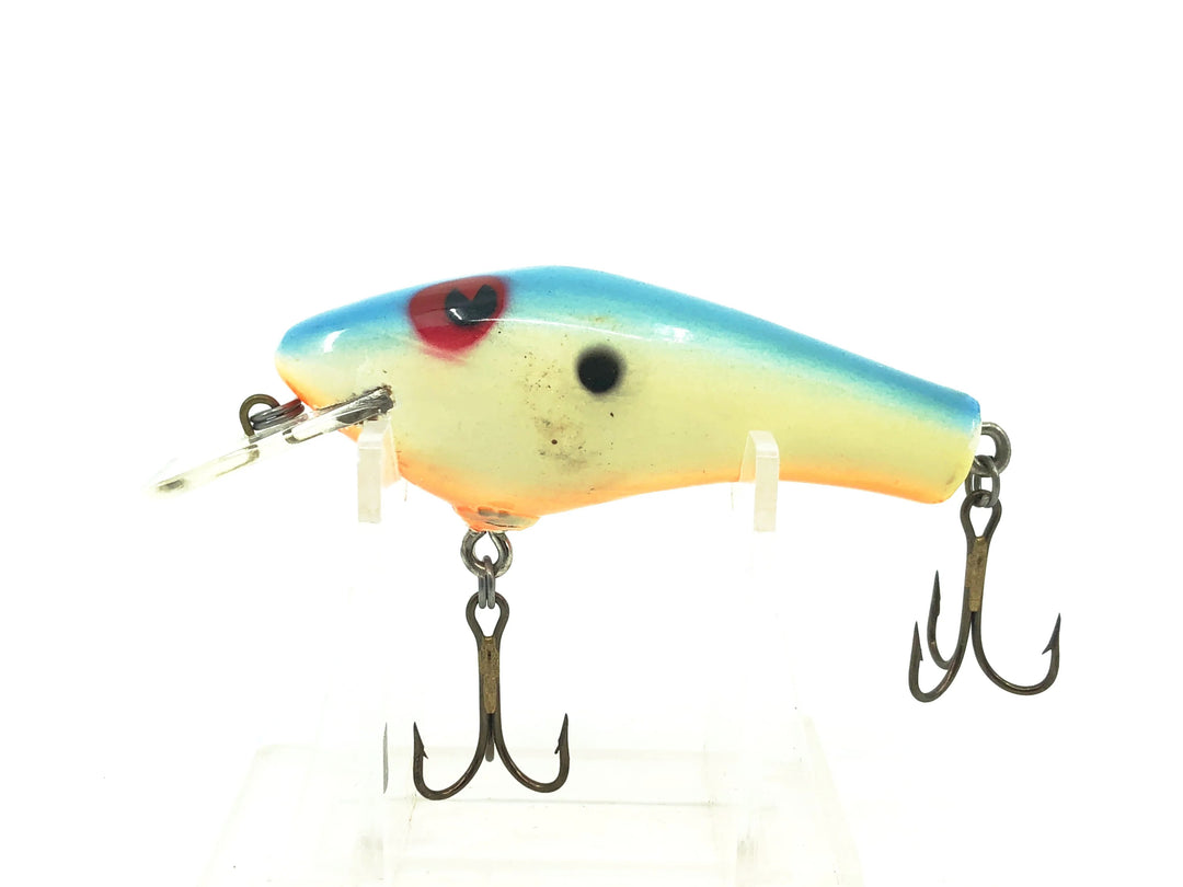 Poe's Super Cedar Shallow Bait,&nbsp;#41 Blue/Pearl White/Hot Belly Color