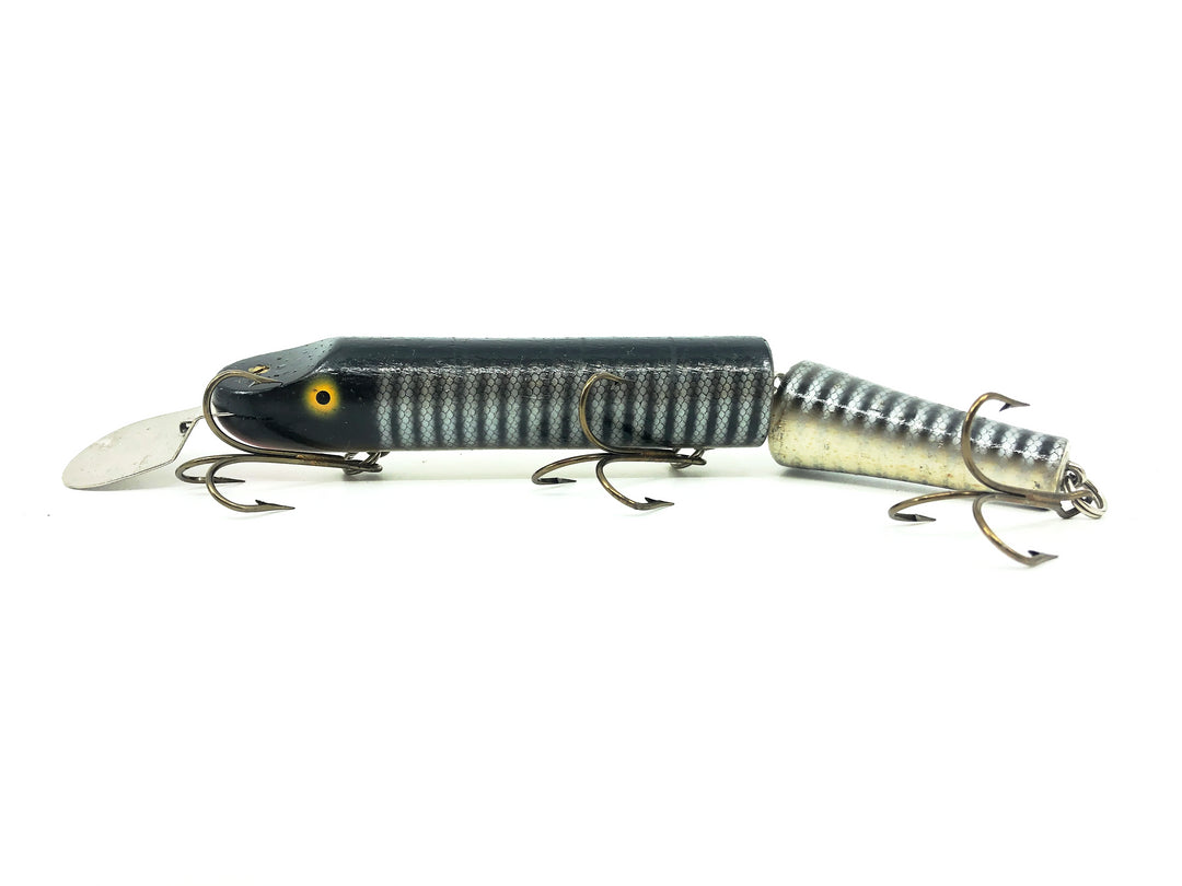 Wooden Jointed Pikie Lure, Black Scale Color