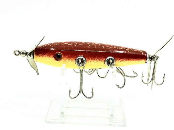 Sugar Creek Minnow 5-hook, Red Crackle Back Color