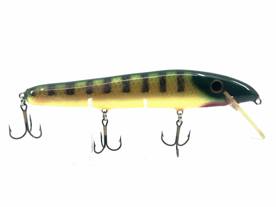 Crane 207 Musky Lure, Perch/White Belly Color