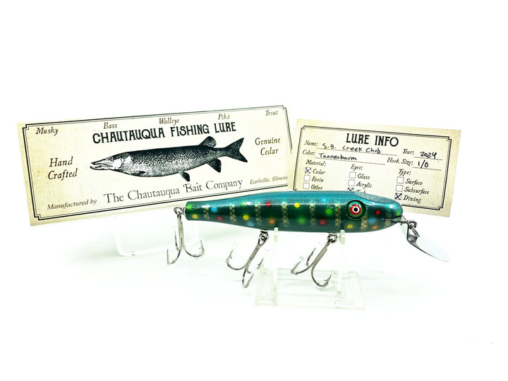 Chautauqua Solid Body Creek Chub, Tannenbaum Color - Limited Color