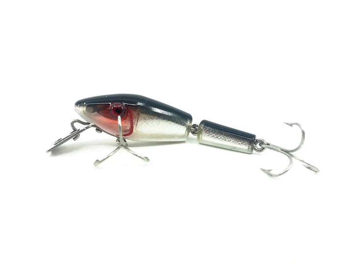 L & S Sinker Minnow, #21 Black Back/White Belly/Silver Color