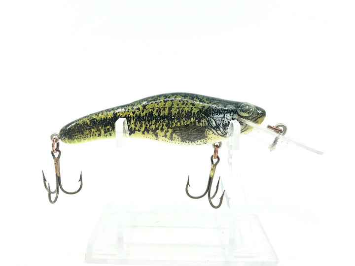 Crankbait Corp Fingerling 3" Size, Color #4 Large Mouth Bass