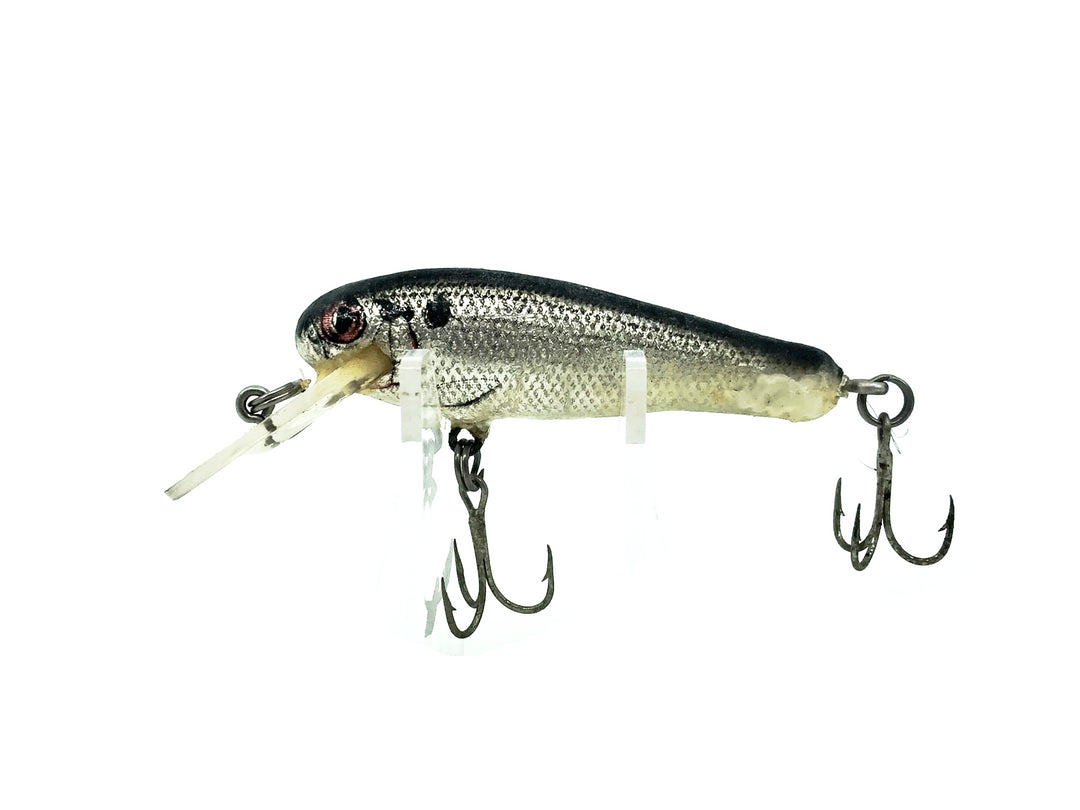 Bagley Diving Mighty Minnow 2 DMM2-BS Black on Silver Foil Color